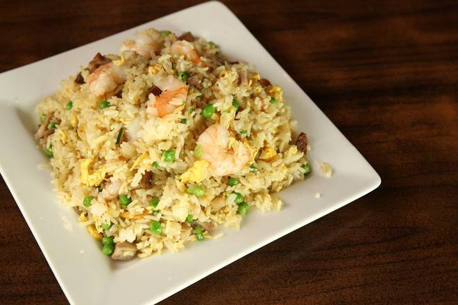 BBQ Pork and Shrimp Fried Rice 揚洲炒飯